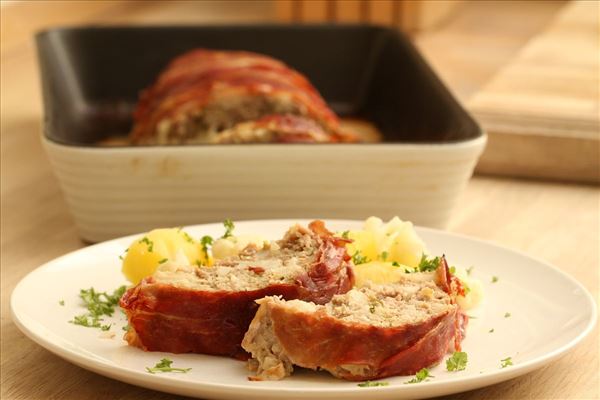 Farsbrød med parmaskinke