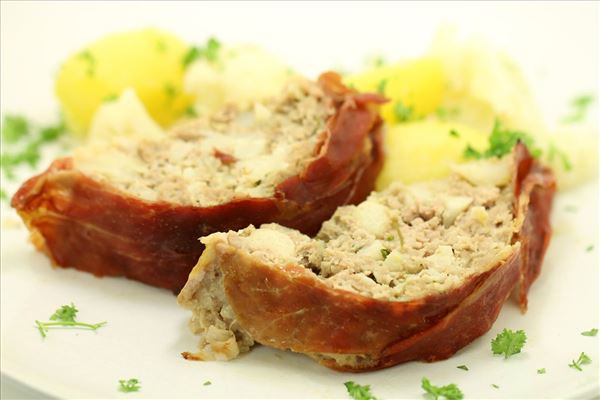 Farsbrød med parmaskinke