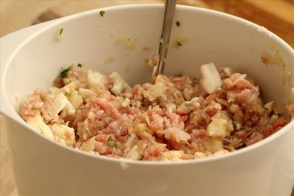 Farsbrød med parmaskinke