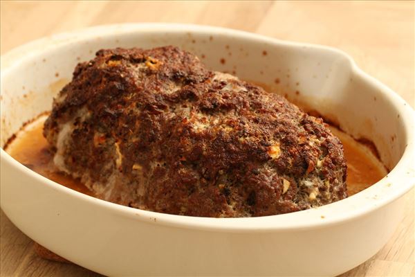 Græsk farsbrød med tzatziki