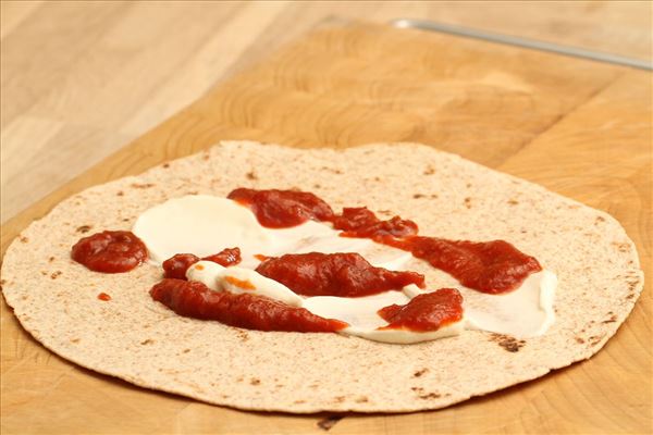 Mexicanske wraps med kylling