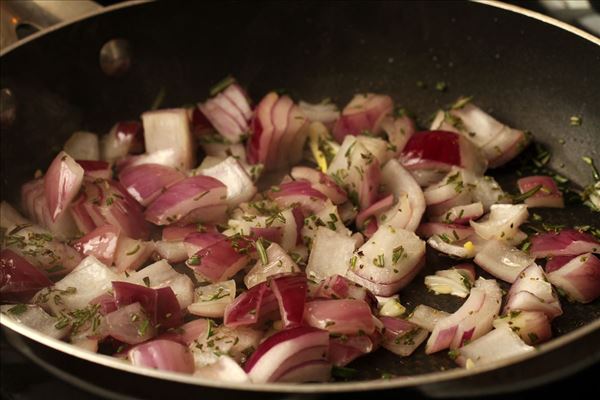 Rødspætte med parmaskinke