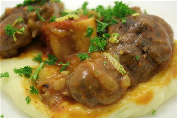 Osso buco med kartoffelmos