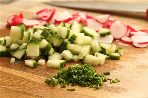 Grillstegt laks med kartoffelsalat