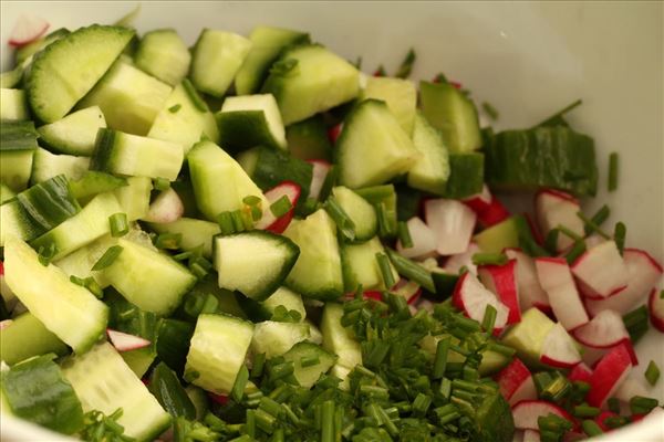 Kartoffelsalat med medisterpølse