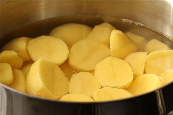 Bøf stroganoff med kartoffelmos
