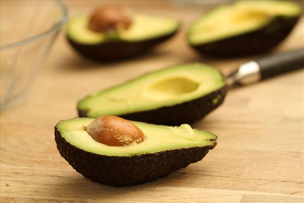 Avocado-reje forret på brød