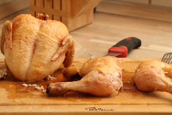 Kylling på dåse med eftersårs-råkost