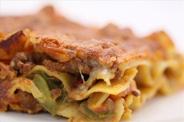 Lækker lasagne med grønsager