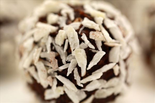 Sukkerfri havregryns-/kokoskugler
