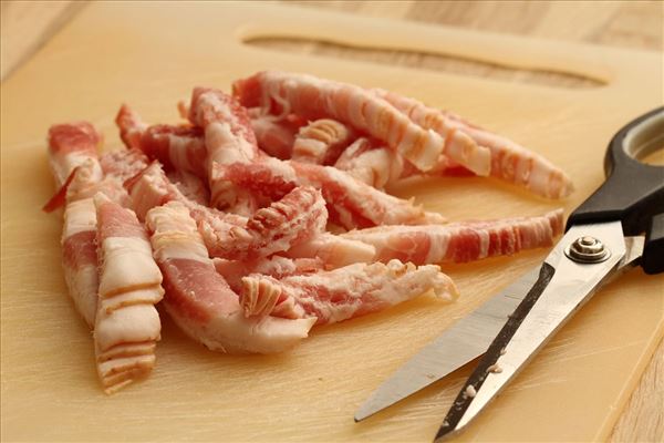 Lavagryde med kylling og bacon