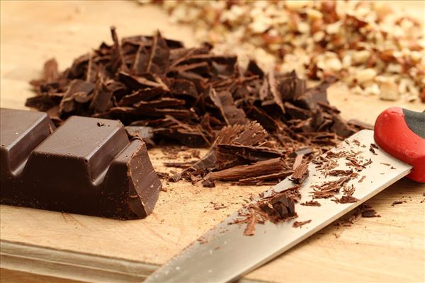 Chokolade cookies med nødder