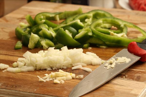 Hakket oksekød med kartoffellåg