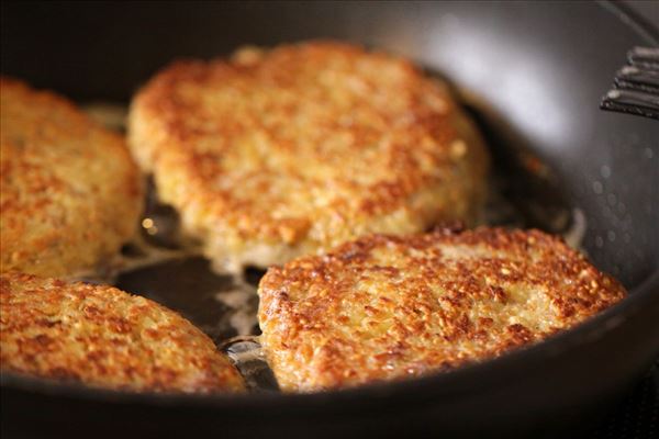 Vegetariske burgerbøffer