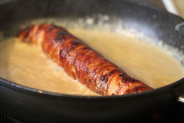 Mørbrad som vildt med brune ris