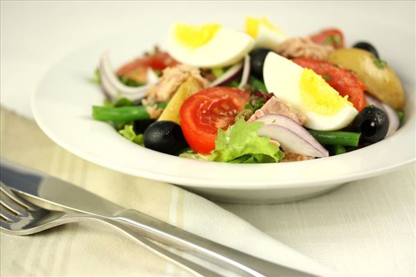 Salat nicoise med tun