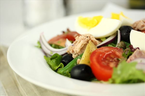 Salat nicoise med tun