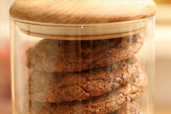 Amerikanske cookies med chokoladestykker 