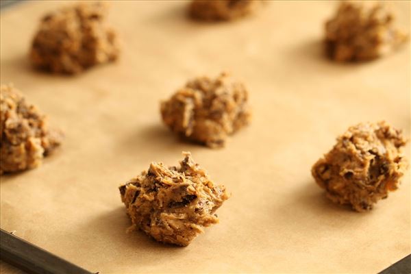 Amerikanske cookies med chokoladestykker 