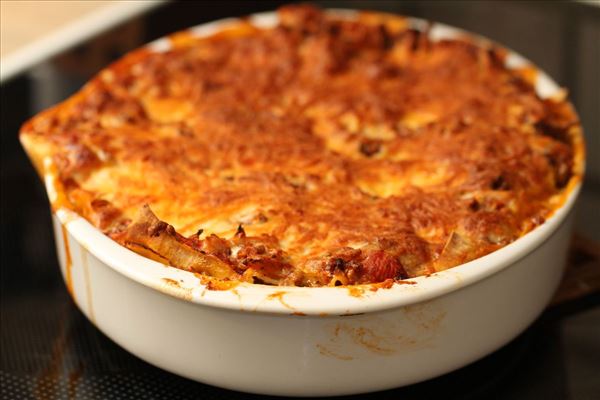 Rodfrugt lasagne