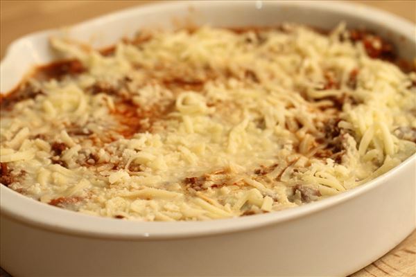 Lasagne med grøntsager og blomkåls bechamel