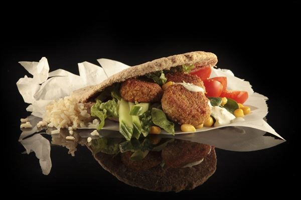 Samlet gammelklog Victor Pita med Falafel - Madopskrifter.nu