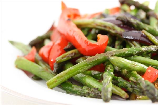 Stir fry grøntsager med østerssauce