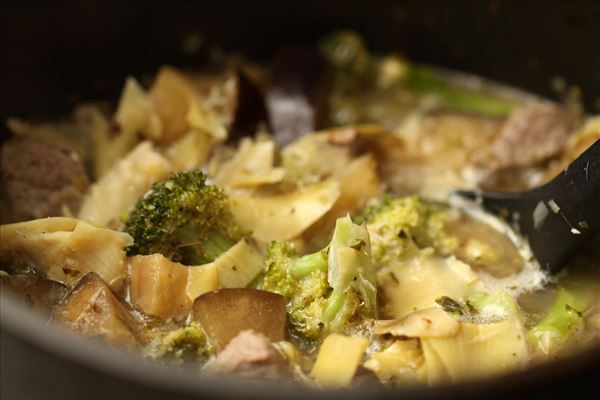 Italiensk kalvekødsfad med frisk pasta