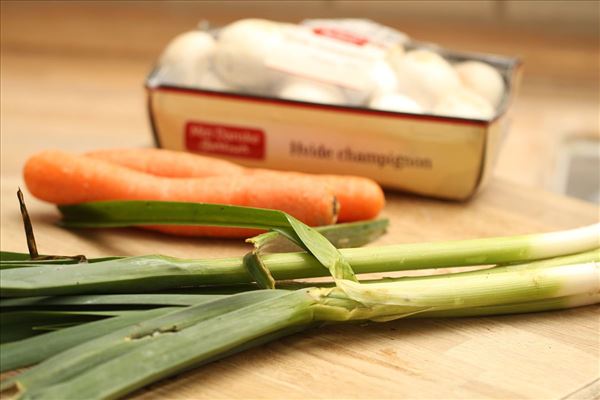 Fiskesuppe d´ luxe med grønsager