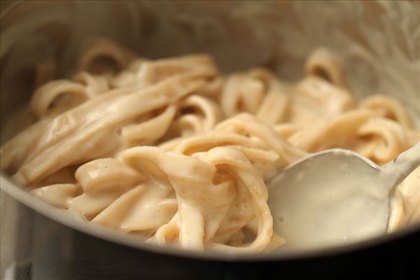 Pasta med torsk og grønne bønner