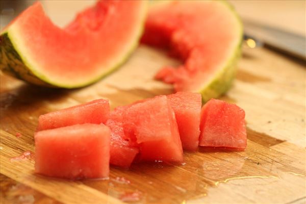 Sommersalat med couscous og vandmelon