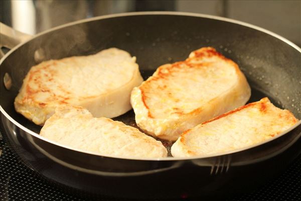 Koteletter i pakker med gorgonzola