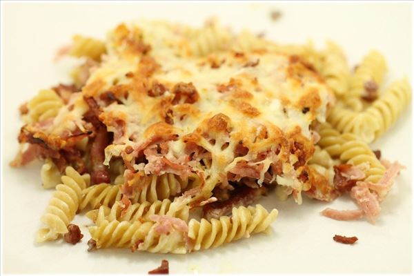 Bacon pasta (basis opskrift)