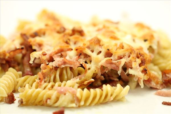 Bacon pasta (basis opskrift)