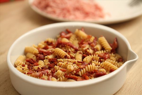 Bacon pasta (basis opskrift)