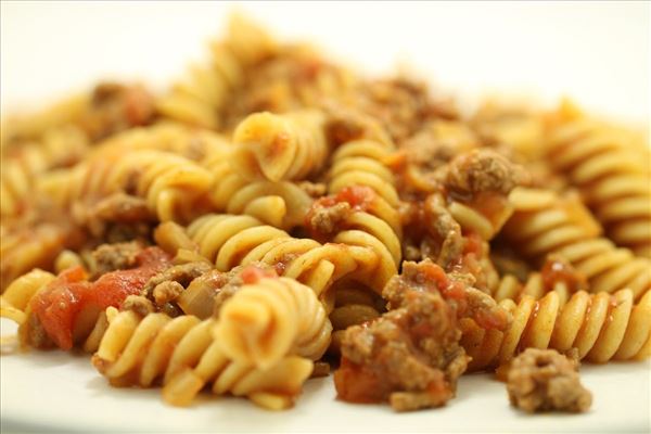 Pasta chili con carne (knorr pose)