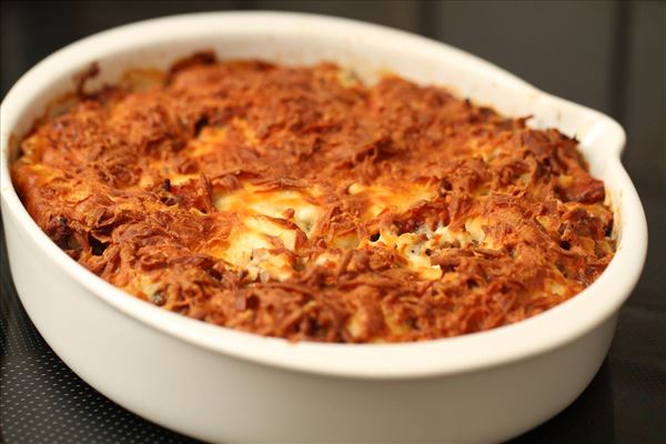 Lasagne med hytteost