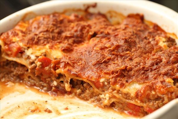 Lasagne med hytteost