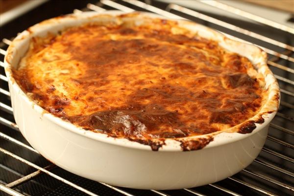 Hurtig moussaka med lammefars