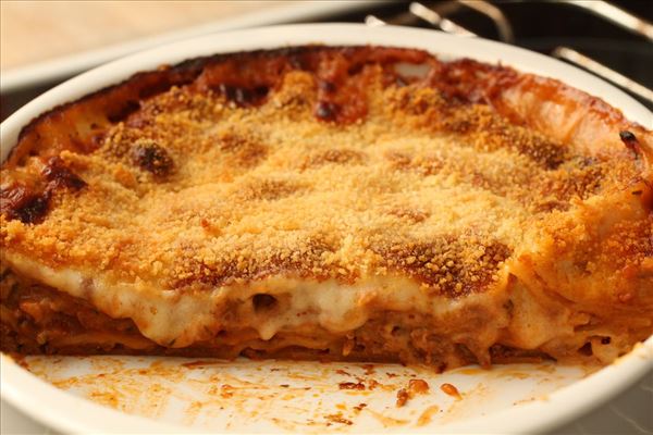 Lasagne italienne med bechamelsauce