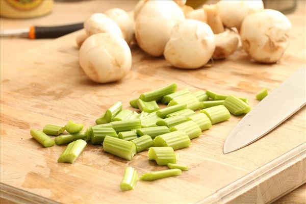 Kalkunlasagne med grøntsager og mozzarella