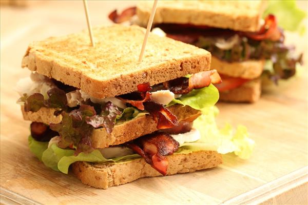 Simpel club sandwich