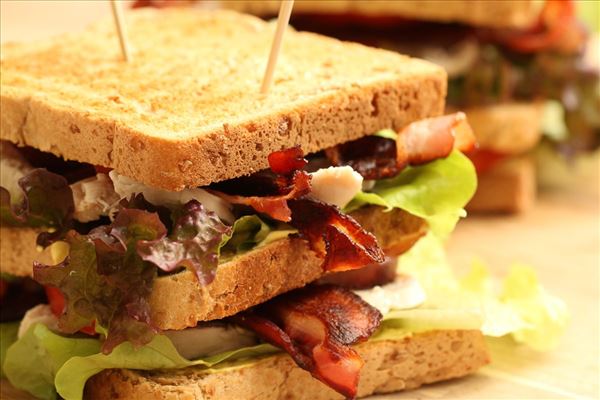 Simpel club sandwich