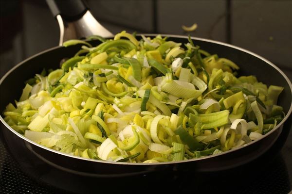  Porretærte med feta og soltørrede tomater