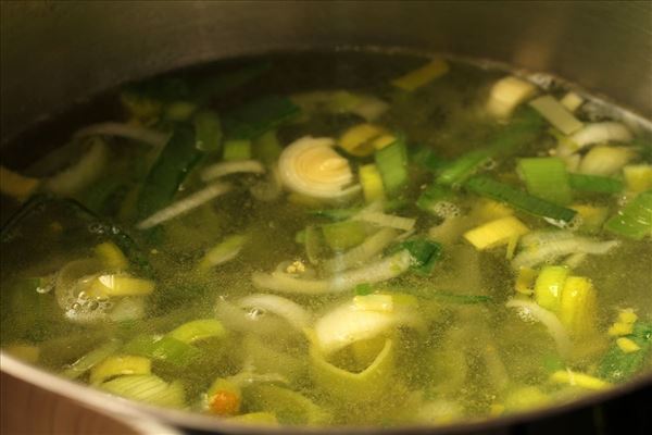 Asiatisk kyllingesuppe med hvidkål